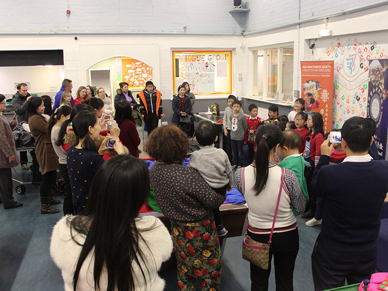 Community comes together for end of year Christmas party at Lancaster Chinese School